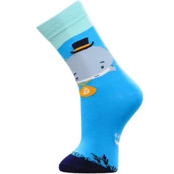 Image of Bitcoin Whale sock