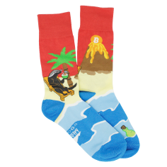 Image of Bitcoin Island - Honey Badger sock